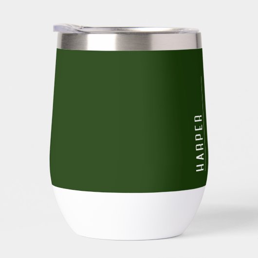 Aangepast monogram, bosgroen (Rechts)