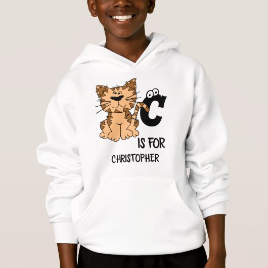 Aangepast monogram C is voor katten die schattig k (Voorkant)