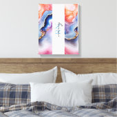 Aangepast monogram canvas afdruk (Insitu (Slaapkamer))