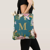 Aangepast monogram canvas tas, geverfd tote bag (Dichtbij)