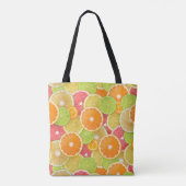 Aangepast monogram Citrus Tote Bag (Achterkant)