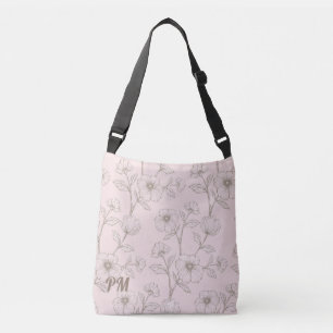 Aangepast monogram crossbody tas