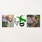 Aangepast monogram D is voor Dinosaur schattige T Yogamat (Voorkant (horizontaal))