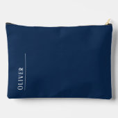 Aangepast monogram, donker marineblauw etui (Achterkant)