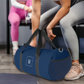 Aangepast monogram, donkerblauw overal plunjezak