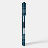 Aangepast Monogram Donkerblauw Plakt Case-Mate iPhone Case (Achterkant / Rechts)