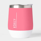 Aangepast monogram, dramatisch roze (Links)