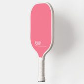 Aangepast monogram, dramatische roze nieuwe lijn pickleball paddle (Links)