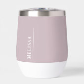 Aangepast monogram, eenvoudige mauve (Voorkant)