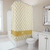 Aangepast Monogram en Patroon Douchegordijn (In situ)