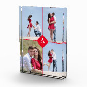 Aangepast monogram en vier fotoblok (Rechts)