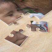 Aangepast monogram F is bestemd voor de illustrati Legpuzzel (Zijkant)