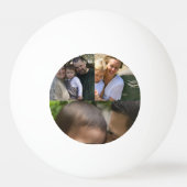 Aangepast monogram F is bestemd voor de illustrati Pingpongbal (Achterkant)