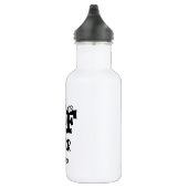 Aangepast monogram F is bestemd voor de illustrati Waterfles (Rechts)