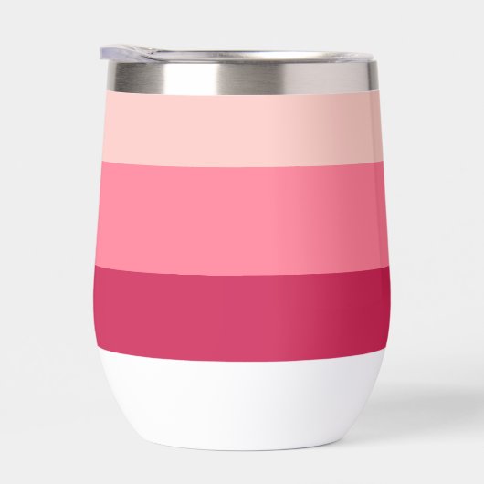 Aangepast monogram, felroze retro typografie (Rechts)