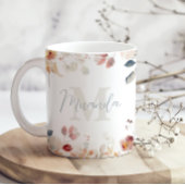 Aangepast Monogram Floral Koffiemok