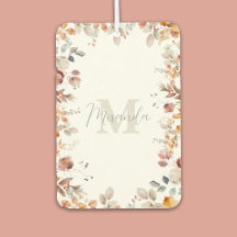 Aangepast Monogram Floral