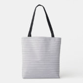 Aangepast monogram fotocollage tote bag (Achterkant)