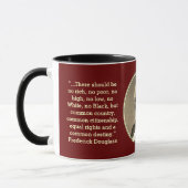 Aangepast monogram FREDERICK DOUGLASS Mok (Links)