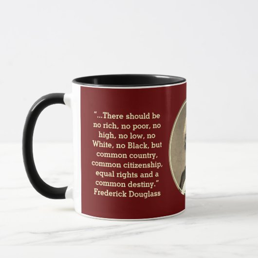 Aangepast monogram FREDERICK DOUGLASS Mok (Links)