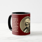 Aangepast monogram FREDERICK DOUGLASS Mok (Voorkant links)