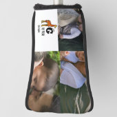 Aangepast monogram G is voor schattige giraffen in Golfheadcover (Draai 90)