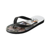 Aangepast monogram G is voor schattige giraffen in Kinder Teenslippers (Schuin)