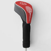 Aangepast monogram gepersonaliseerd golfheadcover (Schuin)