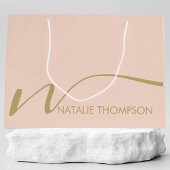 Aangepast monogram gepersonaliseerd met naam Cool  Groot Cadeauzakje