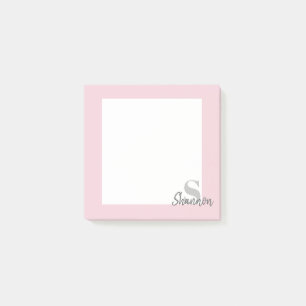 aangepast monogram gepersonaliseerd post-it® notes