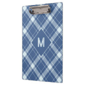 Aangepast Monogram geruit / Tartan Patroon Klembord (Links)