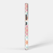 Aangepast Monogram geruit / Tartan Patroon Samsung Galaxy Hoesje (Rechterkant)