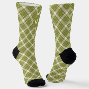 Aangepast Monogram geruit / Tartan Patroon Sokken