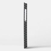 Aangepast monogram gestript iPhone 12 hoesje voor  (Achterkant / Links)