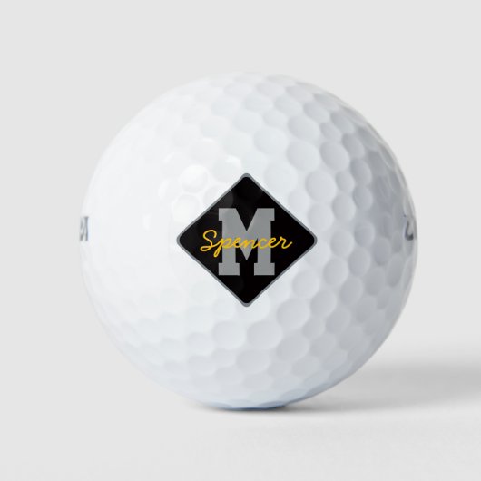 aangepast monogram golfballen (Voorkant)