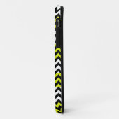 Aangepast monogram groen wit Chevron Zigzag Case-Mate iPhone Case (Achterkant/links)