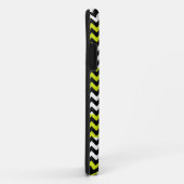 Aangepast monogram groen wit Chevron Zigzag Case-Mate iPhone Case (Achterkant/rechts)
