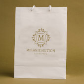 Aangepast monogram, groot voor kleine bedrijven rubberstempel