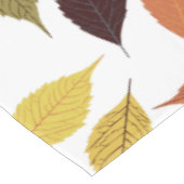 Aangepast monogram herfst Leafs Patroon Tafelkleed (Gekanteld)