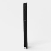 Aangepast monogram Hoesje zwart goud (Achterkant/links)