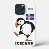 Aangepast monogram IJsland Case-Mate iPhone Case (Achterkant)