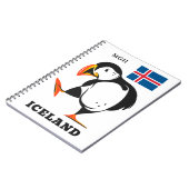 Aangepast monogram IJsland Notitieboek (Linkerzijde)
