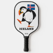 Aangepast monogram IJsland Pickleball Paddle (Achterkant)