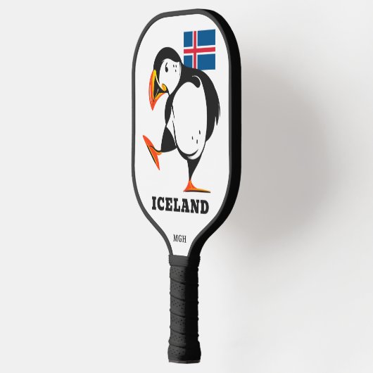 Aangepast monogram IJsland Pickleball Paddle (Links)