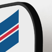 Aangepast monogram IJsland Pickleball Paddle (Links Detail)