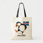 Aangepast monogram IJsland Tote Bag (Voorkant)