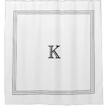 Aangepast monogram in Classic Black en White