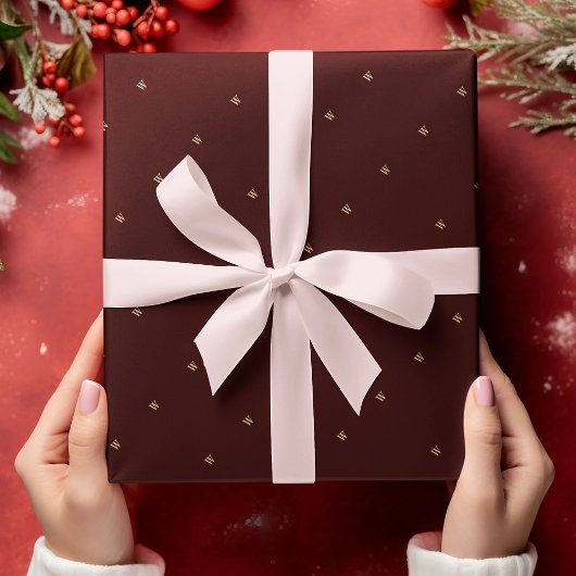 Aangepast monogram Initialen Cadeauverpakking ompa Cadeaupapier