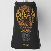 Aangepast monogram Inspirerend Licht Bulb Golfheadcover (Draai 90)