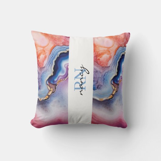 Aangepast monogram kussen (Voorkant)